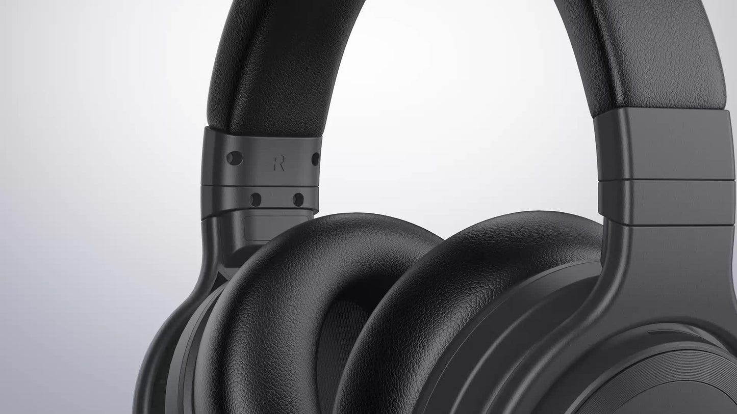 Active Noise Cancelling Headphones Wireless Headphones with Rich Bass, Clear Calls, 30 Hours Playtime, Comfort Fit