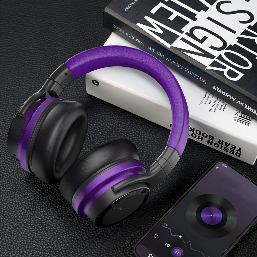 Active Noise Cancelling Headphones Wireless Headphones with Rich Bass, Clear Calls, 30 Hours Playtime, Comfort Fit