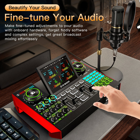 Studio Professional Podcast and Recording Microphone G10-BM800