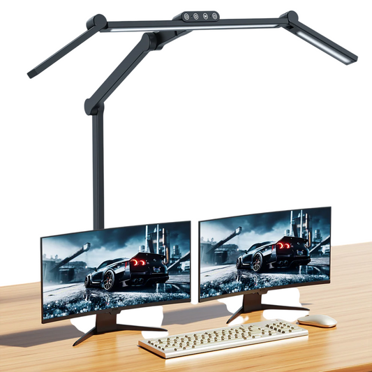 Smart Home Office LED Lamp: 24W, Clamp and Auto-Dimming