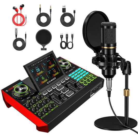 Studio Professional Podcast and Recording Microphone G10-BM800